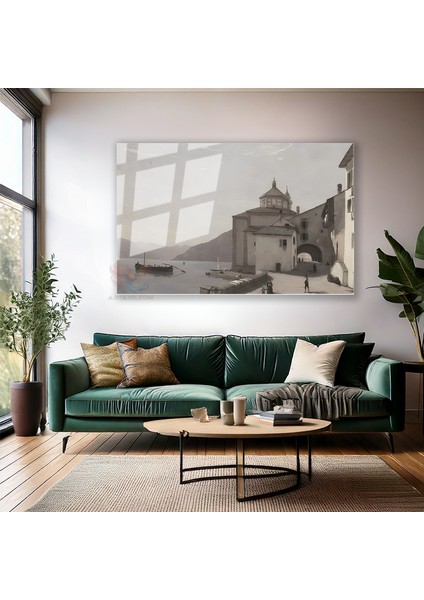 Cam Yatay Duvar Tablosu Cam Vintage Sehir Manzarasi Ev Ofis Salon Modern Duvar Tablosu modelleri