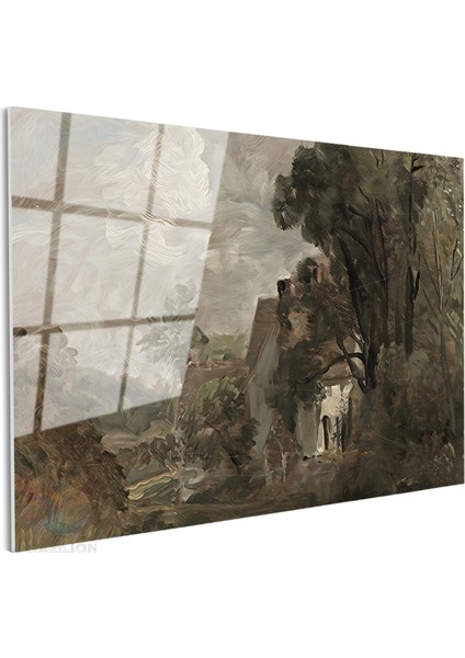 Cam Yatay Duvar Tablosu Cam Vintage Doga Manzarasi7 Ev Ofis Salon Modern Duvar Tablosu fiyatları