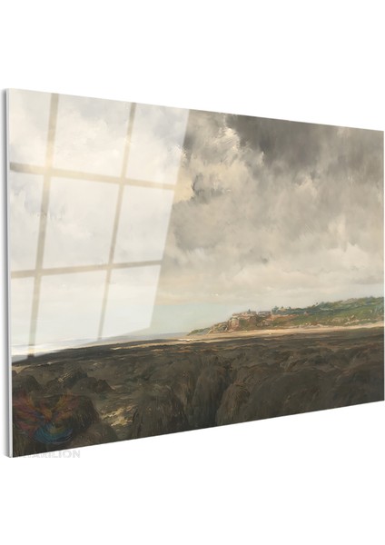 Cam Yatay Duvar Tablosu Cam Vintage Doga Manzarasi5 Ev Ofis Salon Modern Duvar Tablosu fiyatları