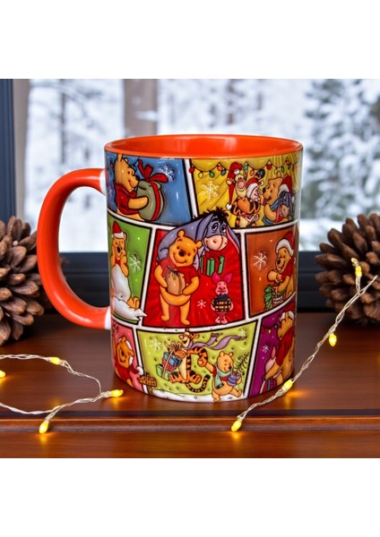 Winnie The Pooh Hediye Paketli Premium Porselen Kaliteli Çay Kahve Kupası