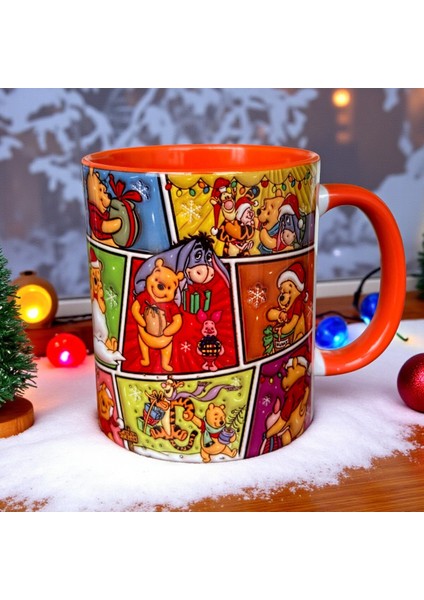 Winnie The Pooh Hediye Paketli Premium Porselen Kaliteli Çay Kahve Kupası modelleri