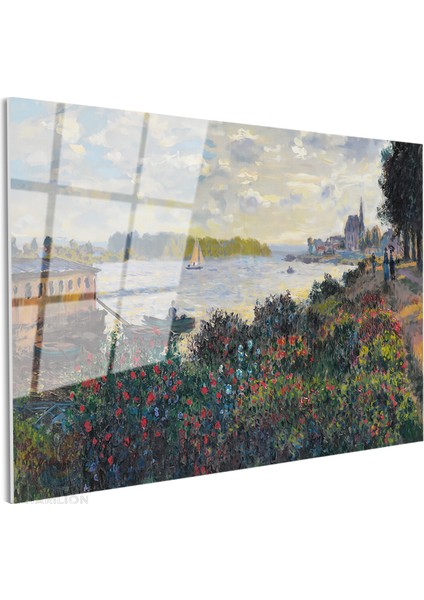 Cam Yatay Duvar Tablosu Cam Vintage Manzara3 Ev Ofis Salon Modern Duvar Tablosu fiyatları