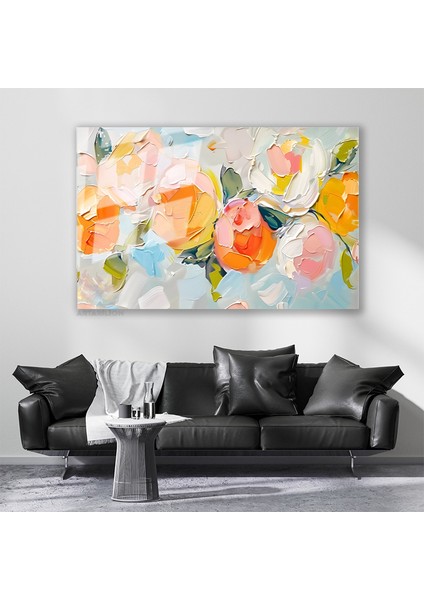 Cam Yatay Duvar Tablosu Cam Soyut Sanat6 Ev Ofis Salon Modern Duvar Tablosu