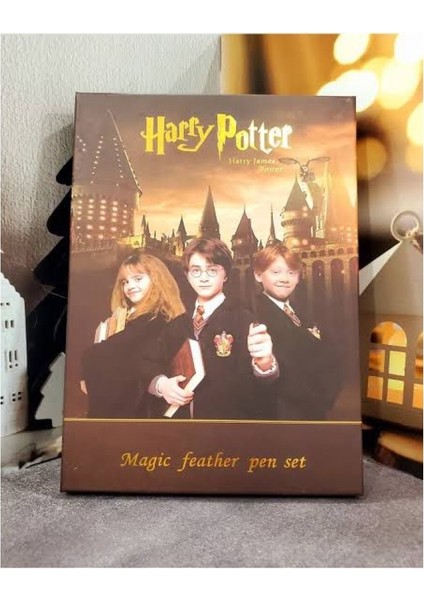 Büyücü Yazı Seti – Defter, Tüy Kalem, Mürekkep ve Uç Takımı (Hediyelik Koleksiyon Seti) fiyatları