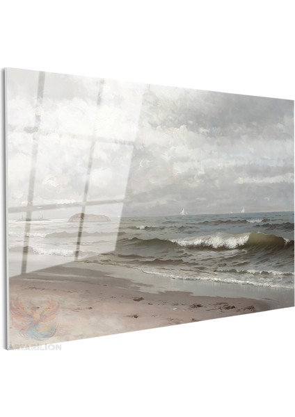 Cam Yatay Duvar Tablosu Cam Vintage Kumsal Ev Ofis Salon Modern Duvar Tablosu fiyatları