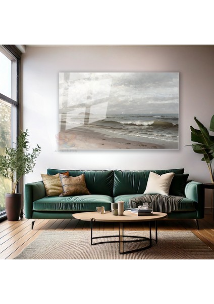 Cam Yatay Duvar Tablosu Cam Vintage Kumsal Ev Ofis Salon Modern Duvar Tablosu modelleri