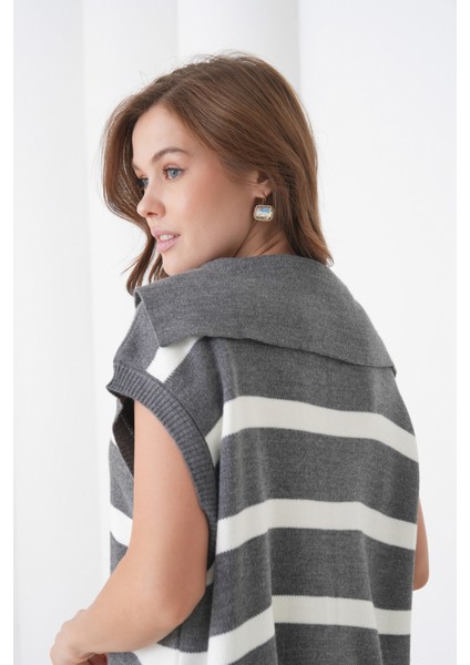 Kadın Kolsuz Gömlek Yaka Triko Tesettüre Uygun Spor Şık Yelek fiyatları