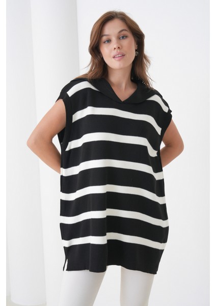 Kadın Kolsuz Gömlek Yaka Triko Tesettüre Uygun Spor Şık Yelek fırsatları