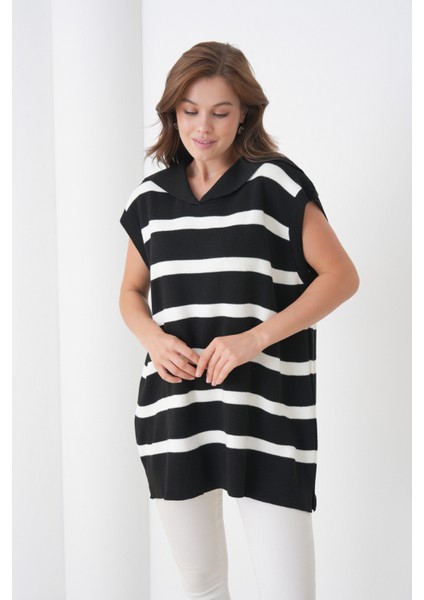 Kadın Kolsuz Gömlek Yaka Triko Tesettüre Uygun Spor Şık Yelek indirimleri