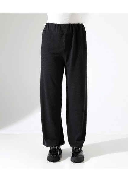 Kadın Beli Lastikli Yün Viskon Büyük Beden Pantolon indirimleri