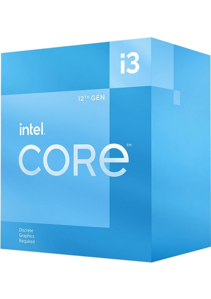 Alder Lake I3-12100F 3.30GHZ 12MB 1700P Box Işlemci