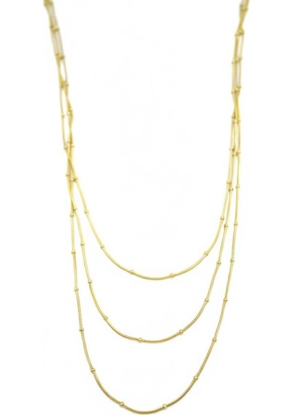 Top Boncuk Zincir Kolye - Altın fiyatları