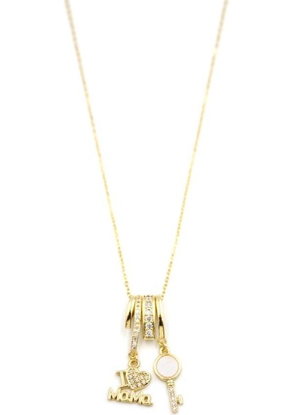 I Love Mama Kolye - Altın