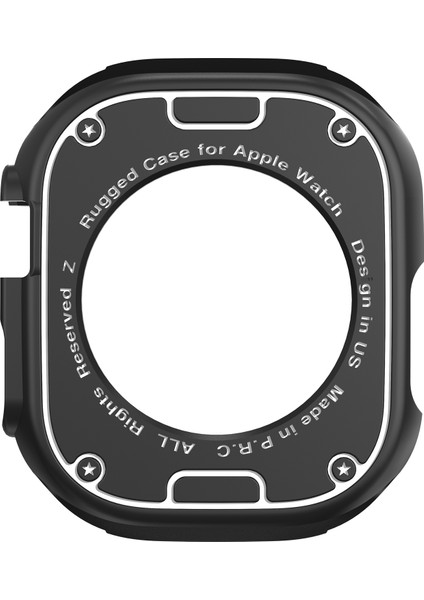 Apple Watch Series 9/8/7 41 mm Düşmeye Karşı Koruyucu Tpu Çerçeve Kapağı - Siyah Akıllı Saat Kılıfı (Yurt Dışından) indirimleri