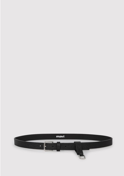 Siyah Suni Deri Kemer 0911875-900