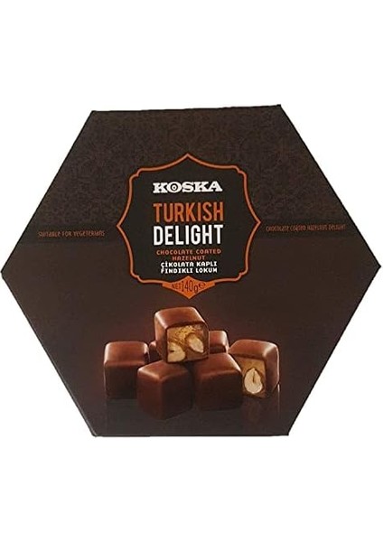 Koska 140 G Fındıklı Çikolata Kaplı Lokum
