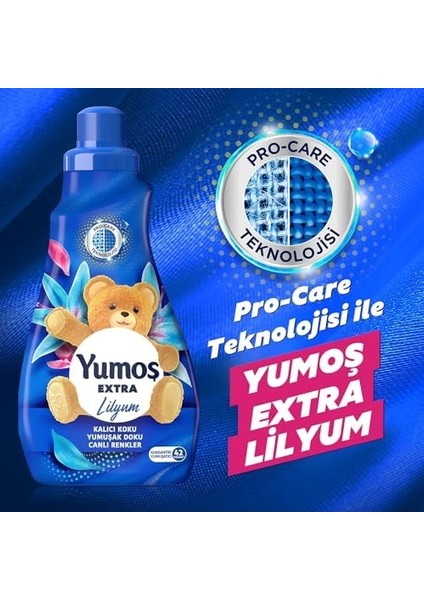 Yumos Extra Konsantre Çamaşır Yumuşatıcısı Lilyum 1008 ml