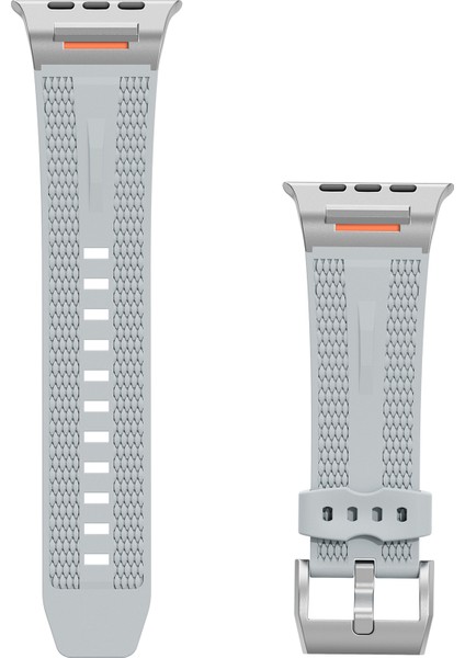 Apple Watch Series 10 46MM/ULTRA 2/ultra 49MM/9 8 7 45MM/SE (2023) Se (2022) Se 6 5 4 44MM/3 2 1 42MM Için Spor Sıvı Silikon Kayış - Bulutlu Gri (Yurt Dışından) fiyatları