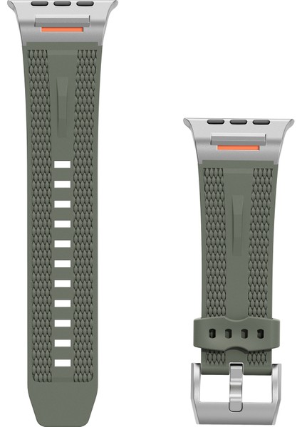 Apple Watch Series 10 46MM/ULTRA 2/ultra 49MM/9 8 7 45MM/SE (2023) Se (2022) Se 6 5 4 44MM/3 2 1 42MM - Orman Yeşili Için Spor Sıvı Silikon Kayış (Yurt Dışından) fiyatları