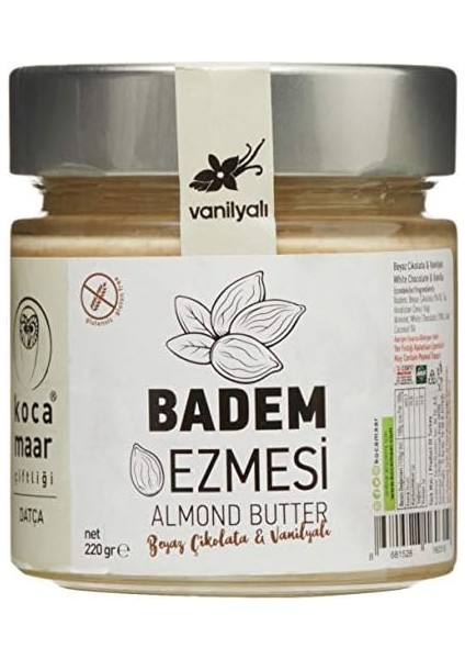 Kocamaar Çiftliği Badem Ezmesi Beyaz Çikolatalı & Vanilyalı 220 gr modelleri