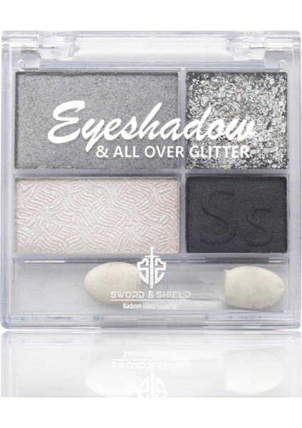 Sword & Shield 4 Renkli Glitter Göz Farı (02)