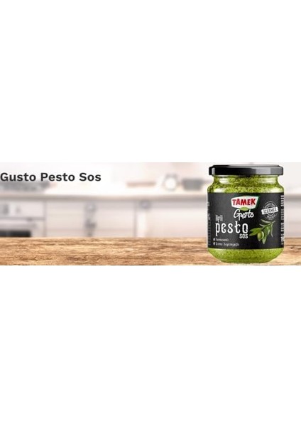 Tamek Gusto Lifli Pesto Sos 190 G