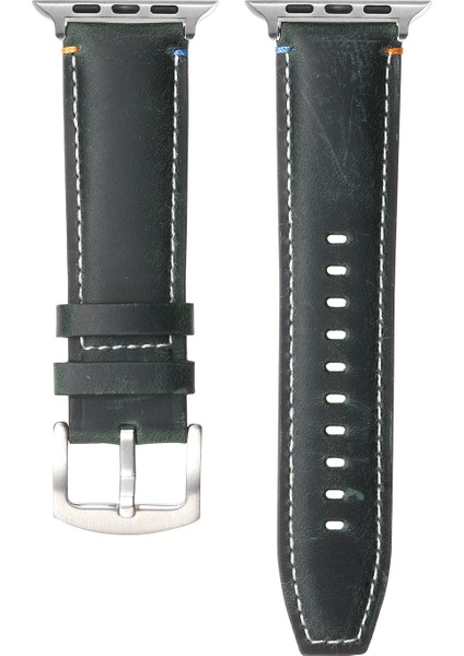 Apple Watch Series 10 46MM/ULTRA 2 Ultra 49MM/9 8 7 45MM/SE (2023) Se (2022) Se 6 5 4 44MM/3 2 1 42MM Saat Kayışı - Mat Yeşil (Yurt Dışından) fırsatları