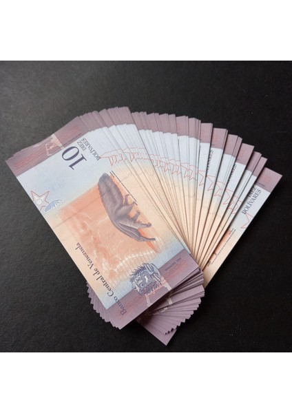 3996368F803AB035E8 2018 Venezuela 10 Bolivar Deste Çil 100ADET Eski Kağıt Para fırsatları