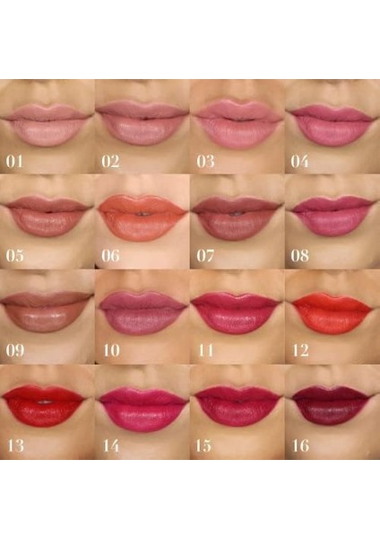 Note Deep Impact Lipstick 08 Sophisticate Burgundy Kremsi Dokulu Yarı Parlak Ruj, Kırmızı modelleri