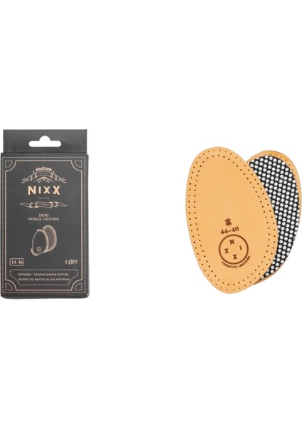 NX106 - Deri Pençe Destek | Numara Küçültme, Metatarsal Destek ve Nefes Alabilen Deri Ped (Taba, 44-46) fiyatları