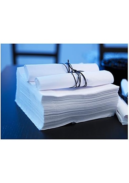 Ikea 500.357.52 Fantastısk Kağıt Peçete Beyaz (40 cm x 40 Cm) Üç Katlı 100 Adet modelleri