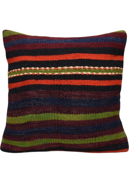 El Dokuma Kilim Kırlent Yastık Kılıfı 0232 - Yeni - Çok Renkli fiyatları