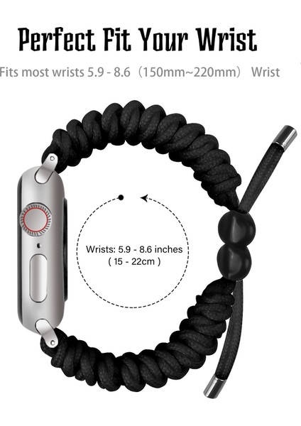 Apple Watch Series 10 46MM/ULTRA 2 Ultra 49MM/9 8 7 45MM/SE (2023) Se (2022) Se 6 5 4 44MM/3 2 1 42MMSiyah (Yurt Dışından) indirimleri