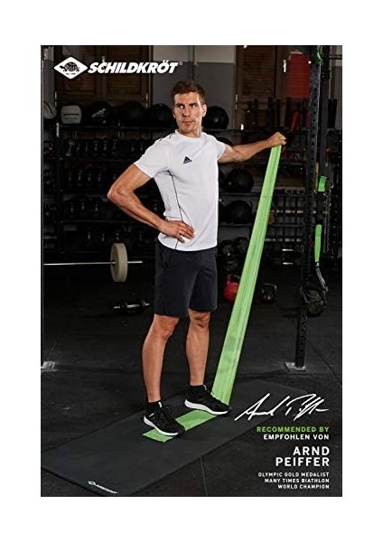 Schildkröt Fitnessbänder 2er Set, Latexfrei, Grün-Anthrazit, In 4-Farb Karton fiyatları