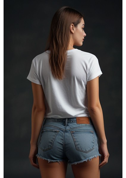 Dj Kedi Baskılı Beyaz Tişört fiyatları