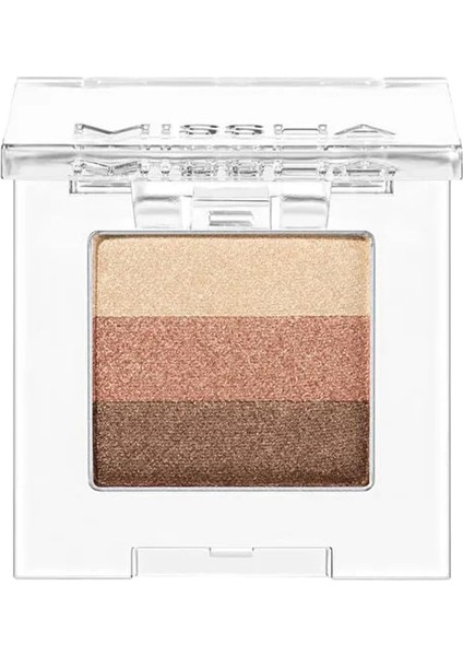 Mıssha Yumuşak Dokulu, Dökülme Yapmayan 3 Renkli Göz Farı Triple Shadow No.3 (Mocha Beige) fiyatları