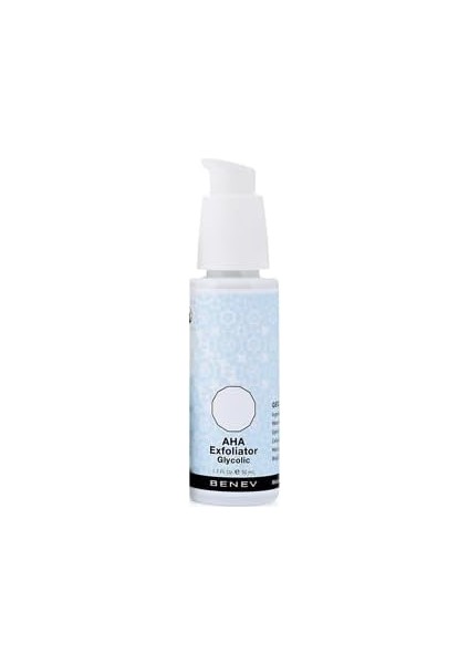 Benev Aha Exfoliator Glycolic%7.5 – Glikolik Granülsüz Glycolic Acid Jel Peeling, Granülsüz, Cilt Bakımı, Yüz Bakımı, Yaşlanma Karşıtı - Anti-Aging, Tüm Cilt Tiplerine Uygun (50 Ml) 2.65 Ph