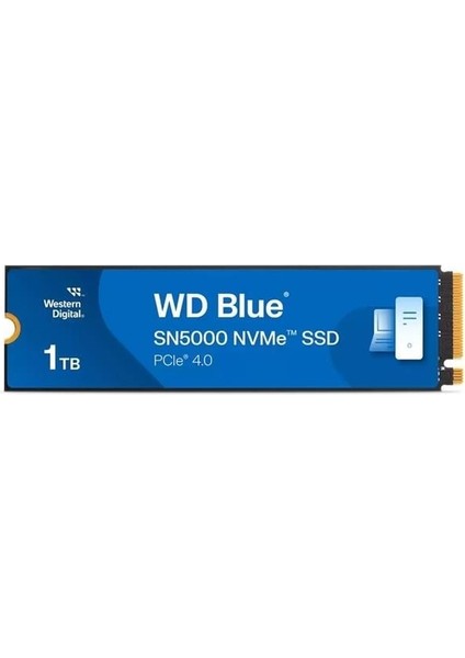 Blue SN5000 1tb 5150/4900MB/S Pcıe 4.0 Nvme SSD WDS100T4B0E