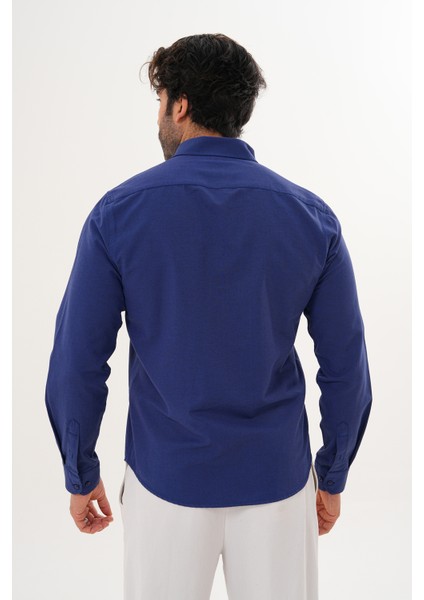 Gömlek Pamuklu Oxford Kumaş Yıkamalı Regular Mevsimlik Erkek Gömlek fırsatları