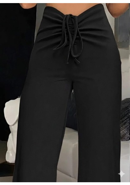 Mdb Kadın Yüksek Bel Önden Büzgülü Ispanyol Ithal Krep Pantolon fiyatları