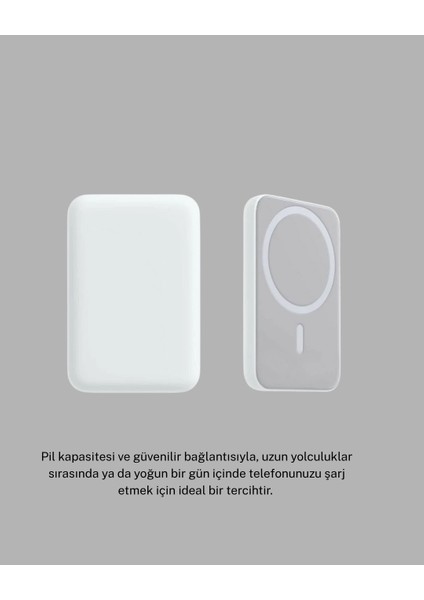 Magsafe Battery Pack – Kablosuz Hızlı Şarj, Kompakt ve Taşınabilir Güç Bankası fırsatları