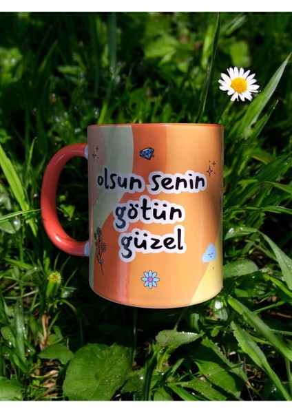 Olsun Senin Götün Güzel Kupa, Arkadaş Sevgili Hediyelik Kupa, Komik Kupa Bardak