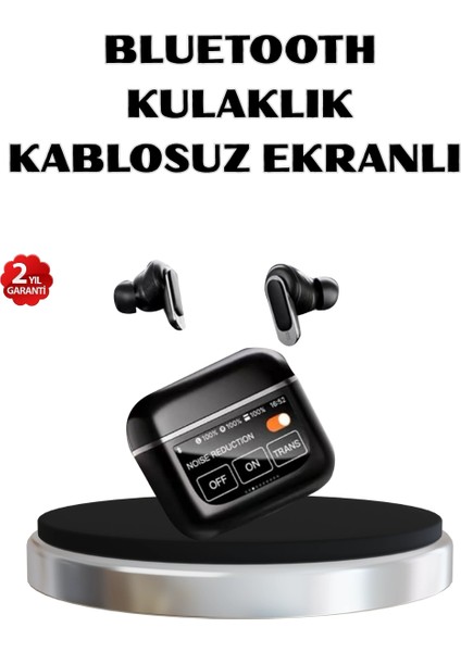 Anc Teknolojili Kablosuz Bluetooth Kulaklık – Dokunmatik, Dijital Göstergeli, Yüksek Ses Kalitesi
