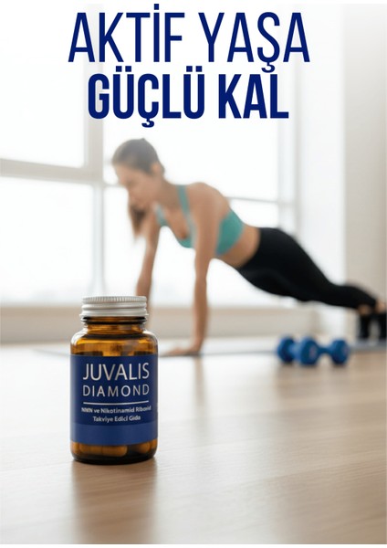 Diamond Longevity Complex Nad⁺, Resveratrol, COQ10, Quercetin, Yenilenme, Anti-Aging 30 Kapsül indirimleri