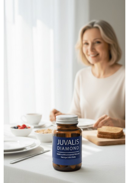 Diamond Longevity Complex Nad⁺, Resveratrol, COQ10, Quercetin, Yenilenme, Anti-Aging 30 Kapsül