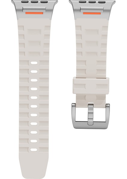 Apple Watch Series 10 46MM/ULTRA 2/ultra 49MM/9 8 7 45MM/SE (2023) Se (2022) Se 6 5 4 44MM/3 2 1 42MM-STARLIGHT Için Sıvı Silikon Kayış (Yurt Dışından) fiyatları