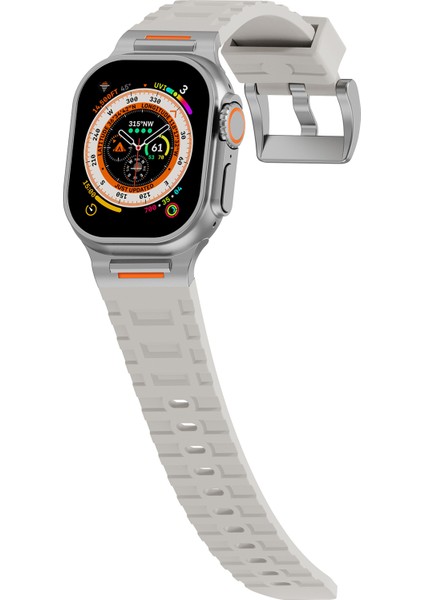 Apple Watch Series 10 46MM/ULTRA 2/ultra 49MM/9 8 7 45MM/SE (2023) Se (2022) Se 6 5 4 44MM/3 2 1 42MM-STARLIGHT Için Sıvı Silikon Kayış (Yurt Dışından) fırsatları