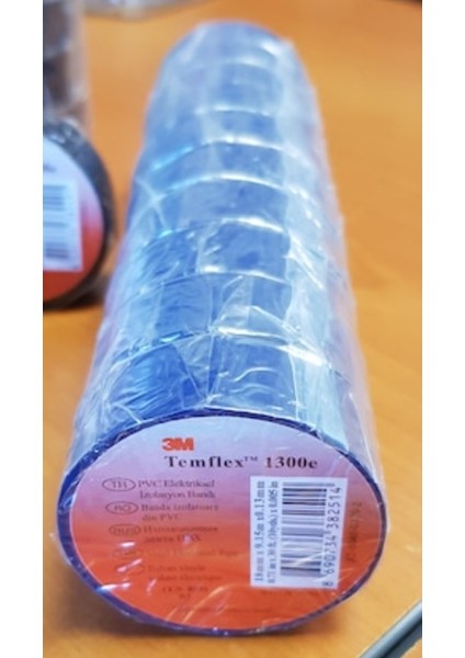 3m Temflex 1300E Izole Bant 18MMX9.15MT Siyah 10 Adet