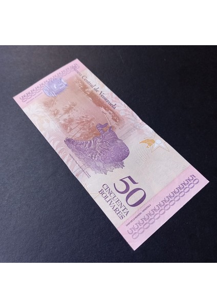 3996368F3FEF60C3D9 2018 Venezuela 50BOLIVAR Çil Eski Yabancı Kağıt Para indirimleri