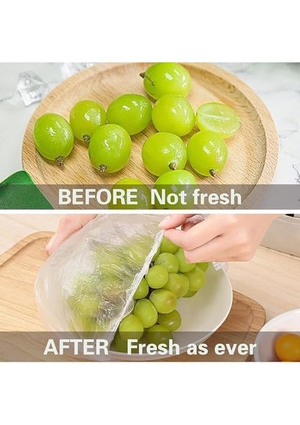 Aee® 300 Adet Tabak Bonesi Tencere Yemek Gıda Meyve Sebze Saklama Taze Tutma Streç Filmi Yeniden Kullanılabilir modelleri